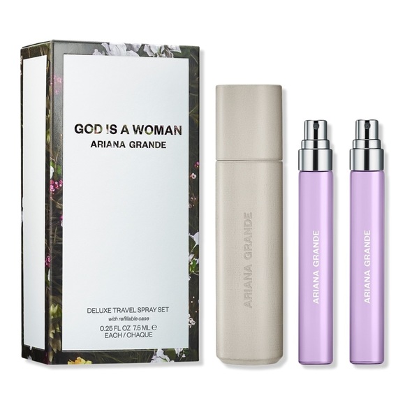 NEW God is a Woman Ariana Grande Deluxe Travel Set Perfume Fragrance - Picture 2 of 5